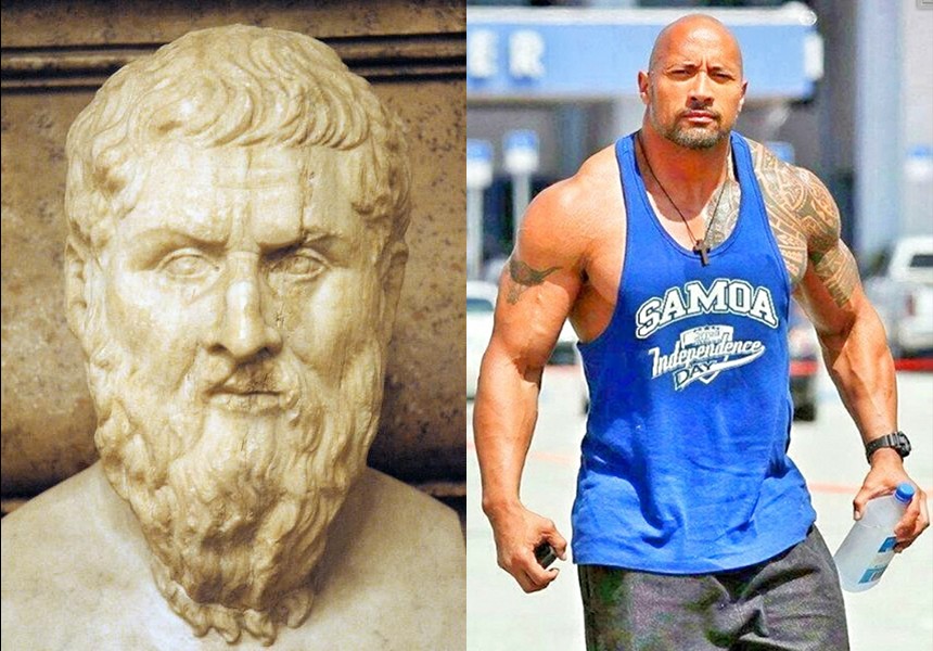 В древна Атина, шампионите по кеч ставали философи, а днес - стават актьори...