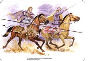 Александър Македонски и един от неговите спътници