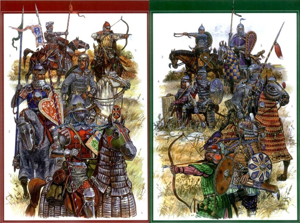 Двете армии - руска и татарска