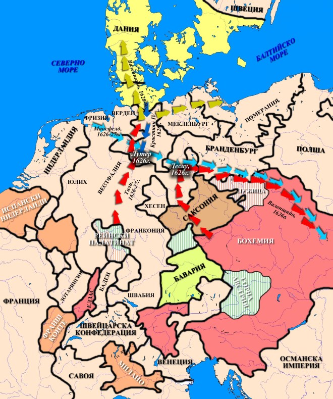 Военните действия 1624-29