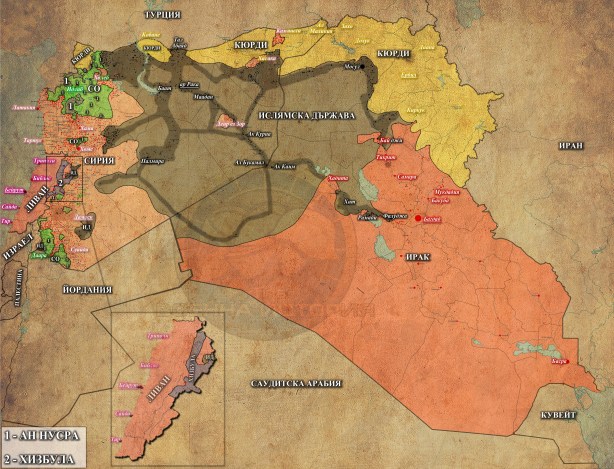 Ливан, Сирия и Ирак, 12,06,2015г.